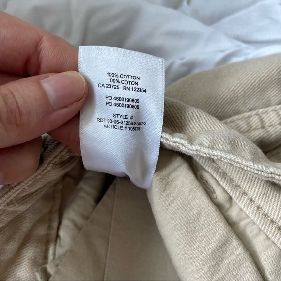 TNA Beige Troop Cargo Pants Size 4 - Picture 5 of 6